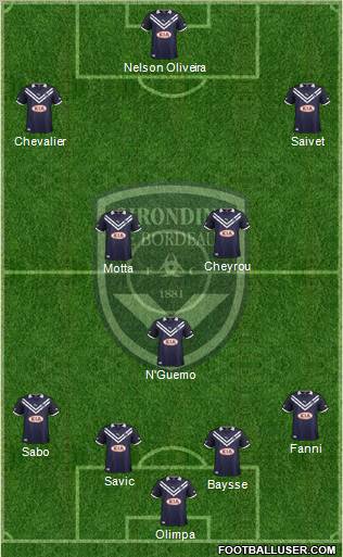 FC Girondins de Bordeaux Formation 2013