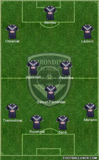 FC Girondins de Bordeaux Formation 2013