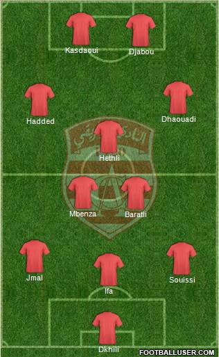 Club Africain Tunis Formation 2013