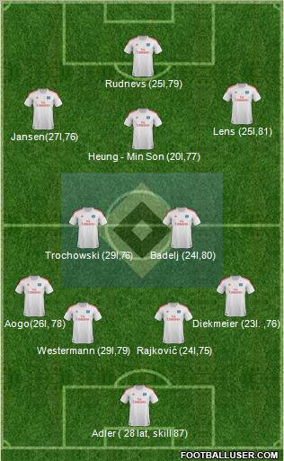 Hamburger SV Formation 2013