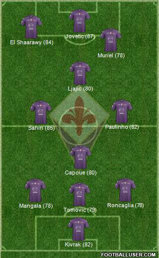 Fiorentina Formation 2013