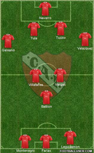 Independiente Formation 2013