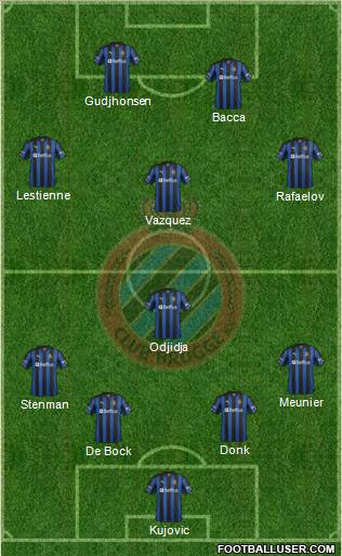 Club Brugge KV Formation 2013