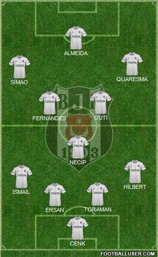 Besiktas JK Formation 2013