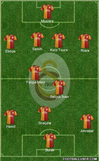 Galatasaray SK Formation 2013