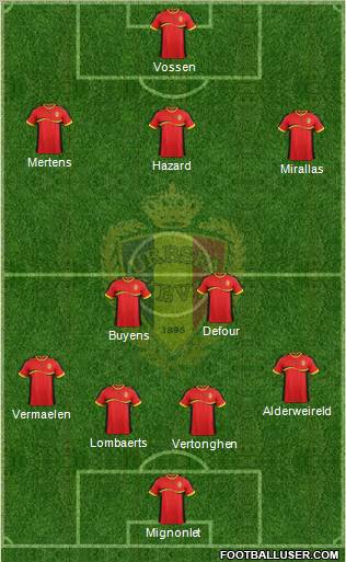 Belgium Formation 2013