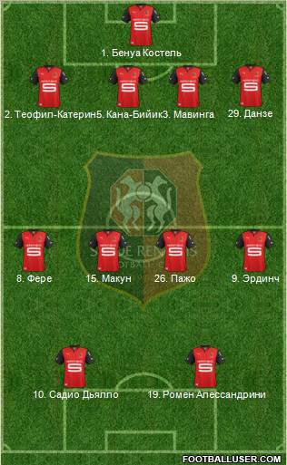 Stade Rennais Football Club Formation 2013