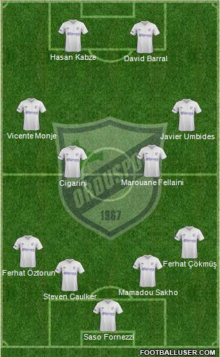 Orduspor Formation 2013