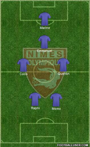Nîmes Olympique Formation 2013