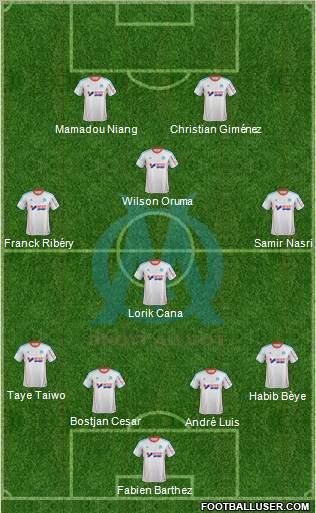 Olympique de Marseille Formation 2013