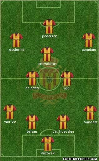Yellow Red KV Mechelen Formation 2013