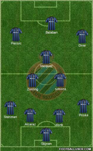 Club Brugge KV Formation 2013