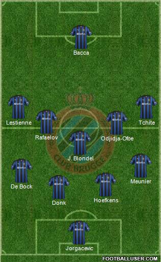Club Brugge KV Formation 2013