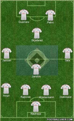 Hamburger SV Formation 2013