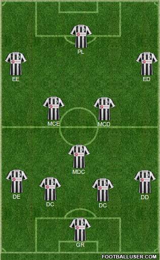 Newcastle United Formation 2013