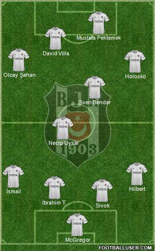 Besiktas JK Formation 2013