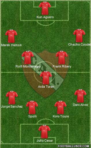Independiente Formation 2013