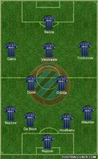 Club Brugge KV Formation 2013