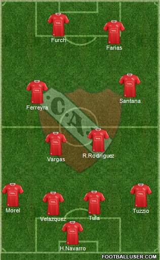 Independiente Formation 2013