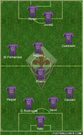 Fiorentina Formation 2013