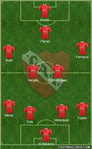 Independiente Formation 2013