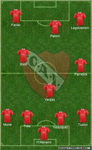 Independiente Formation 2013