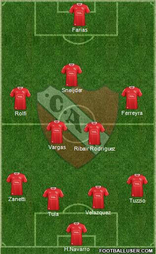 Independiente Formation 2013