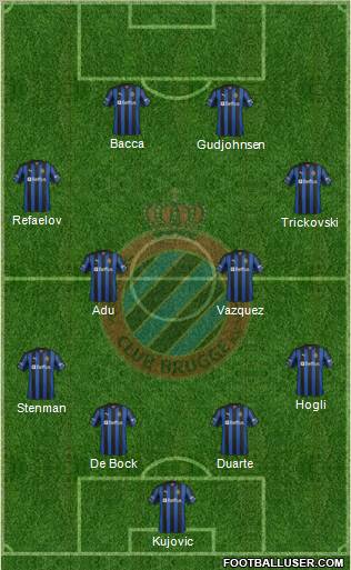 Club Brugge KV Formation 2013