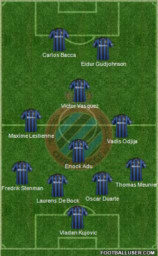 Club Brugge KV Formation 2013