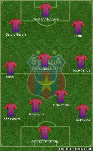 FC Steaua Bucharest Formation 2013