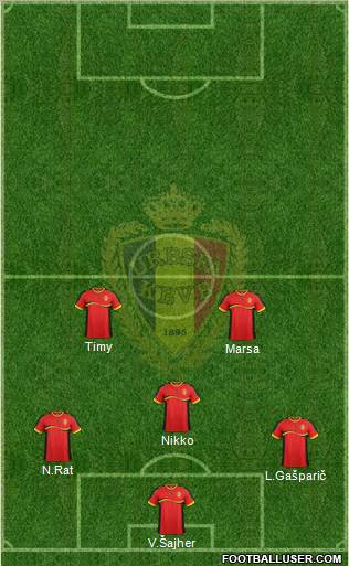 Belgium Formation 2013