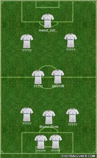 Tottenham Hotspur Formation 2013