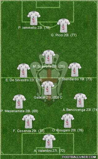 Pro Vercelli Formation 2013