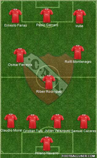 Independiente Formation 2013