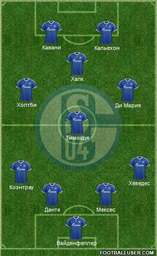 FC Schalke 04 Formation 2013
