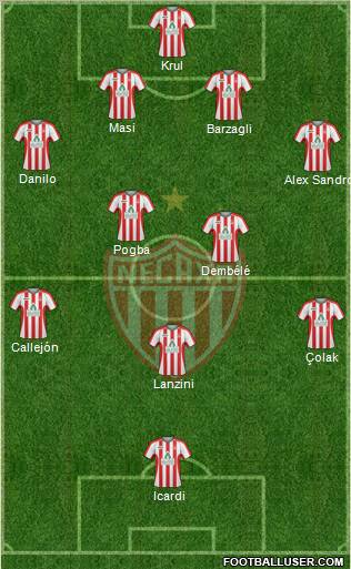 Club Deportivo Necaxa Formation 2013