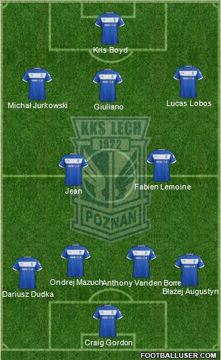 Lech Poznan Formation 2013