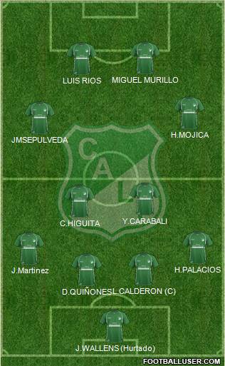 AC Deportivo Cali football formation