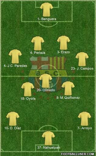 Barcelona SC Formation 2013