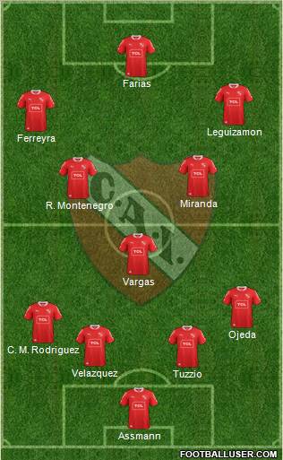 Independiente Formation 2013