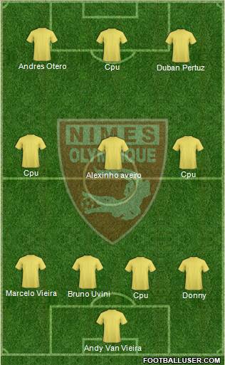 Nîmes Olympique Formation 2013