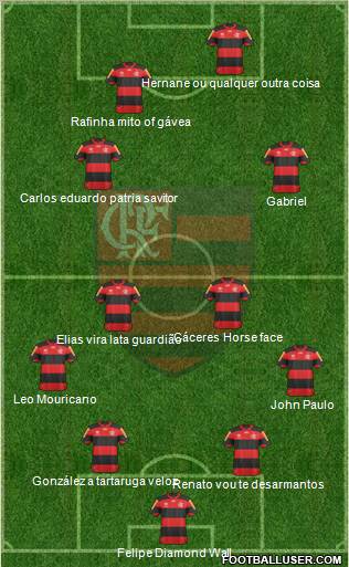 CR Flamengo Formation 2013
