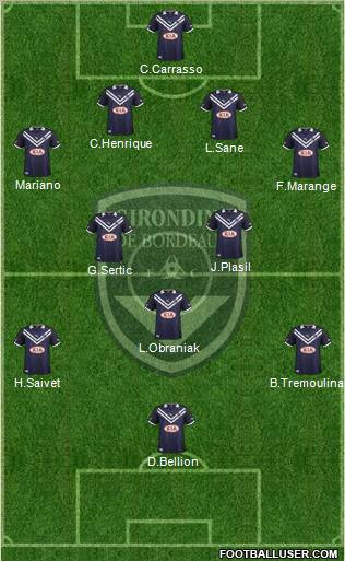 FC Girondins de Bordeaux Formation 2013