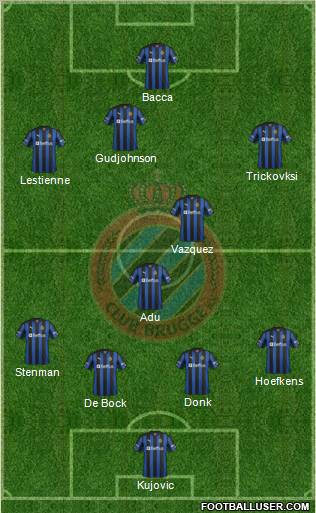 Club Brugge KV Formation 2013
