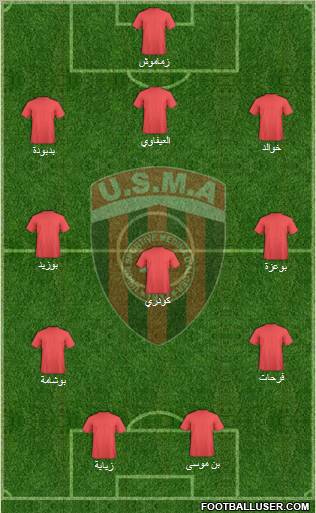 Union Sportive de la Médina d'Alger Formation 2013