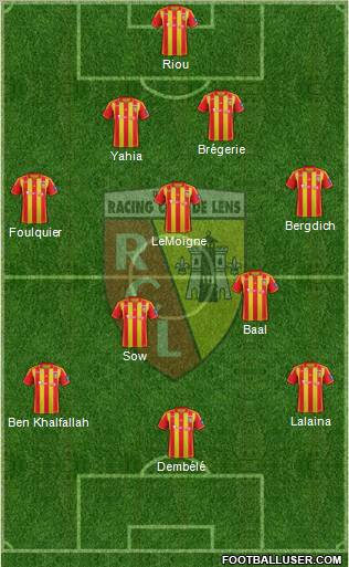 Racing Club de Lens Formation 2013