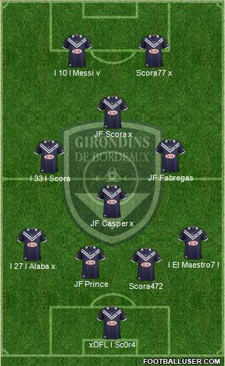 FC Girondins de Bordeaux Formation 2013