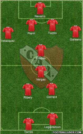Independiente Formation 2013