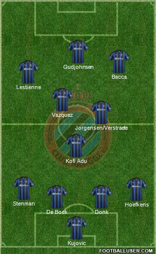 Club Brugge KV Formation 2013