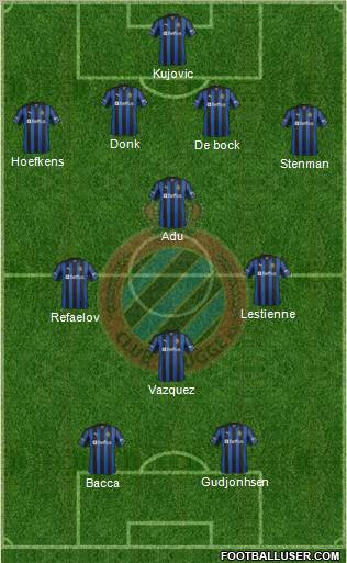 Club Brugge KV Formation 2013